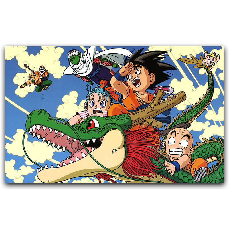 Dragon Ball Poster Goku Classic Anime Silk Art Poster Dbz Shop