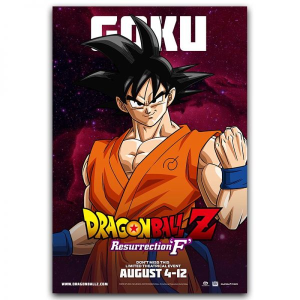 New DBZ Poster Goku Classic Anime Silk Art Posters | DBZ Shop