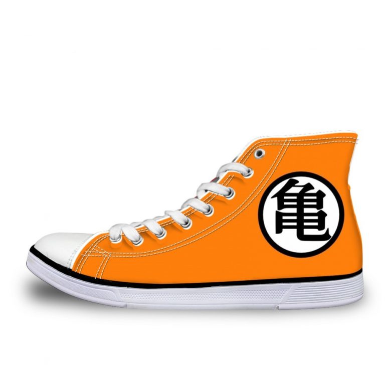 Yellow Symbol DBZ Converse Shoes | DBZ Shop