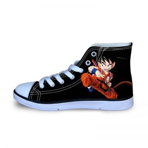 FORUDESIGNS Dragon Ball Z Printed Sport Shoes for Boys Children Sneakers Hihg Top Canvas Flats Running - DBZ Shop