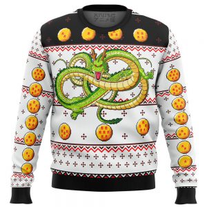 dragon ball z shenron premium ugly christmas sweater 468224 - DBZ Shop