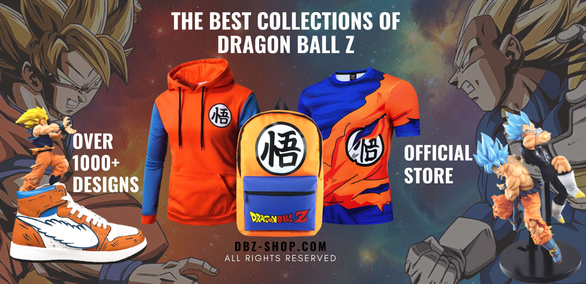 Official Dragon Ball Z Merchandise Clothing Dbz Shop