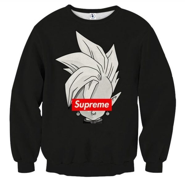 DBZ Zamasu Supreme Kai Logo Creative Black Edition Sweatshirt - DBZ Shop