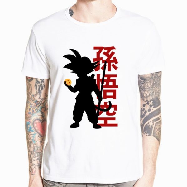 Dragon Ball Z Goku T shirt Short sleeve O Neck Tshirt Summer Saiyan Vegeta Harajuku brand 24 - DBZ Shop