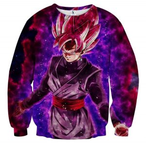 Dragon Ball Black Goku Rose 2 Ultra Instinct Dope Sweatshirt 1 - DBZ Shop