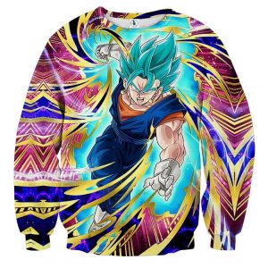 Dragon Ball Super Vegito Ultra Instinct Cool Colorful Sweater 1 - DBZ Shop