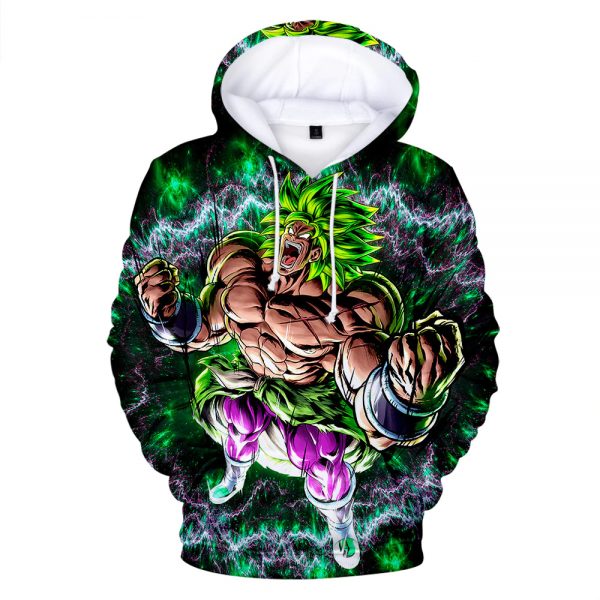 broly full power legendary super saiyan hoodie - DBZ Shop
