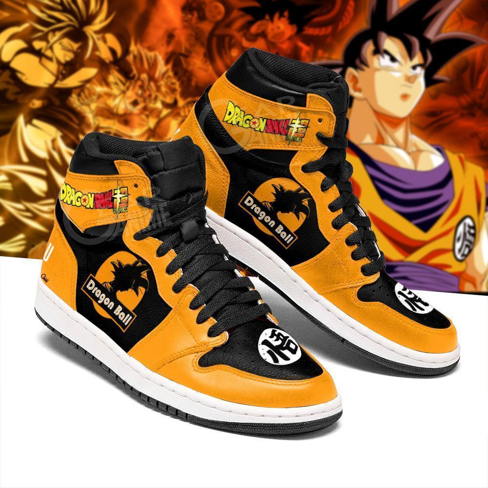 goku air jordan sneakers dragon ball super anime custom shoes gearanime - DBZ Shop