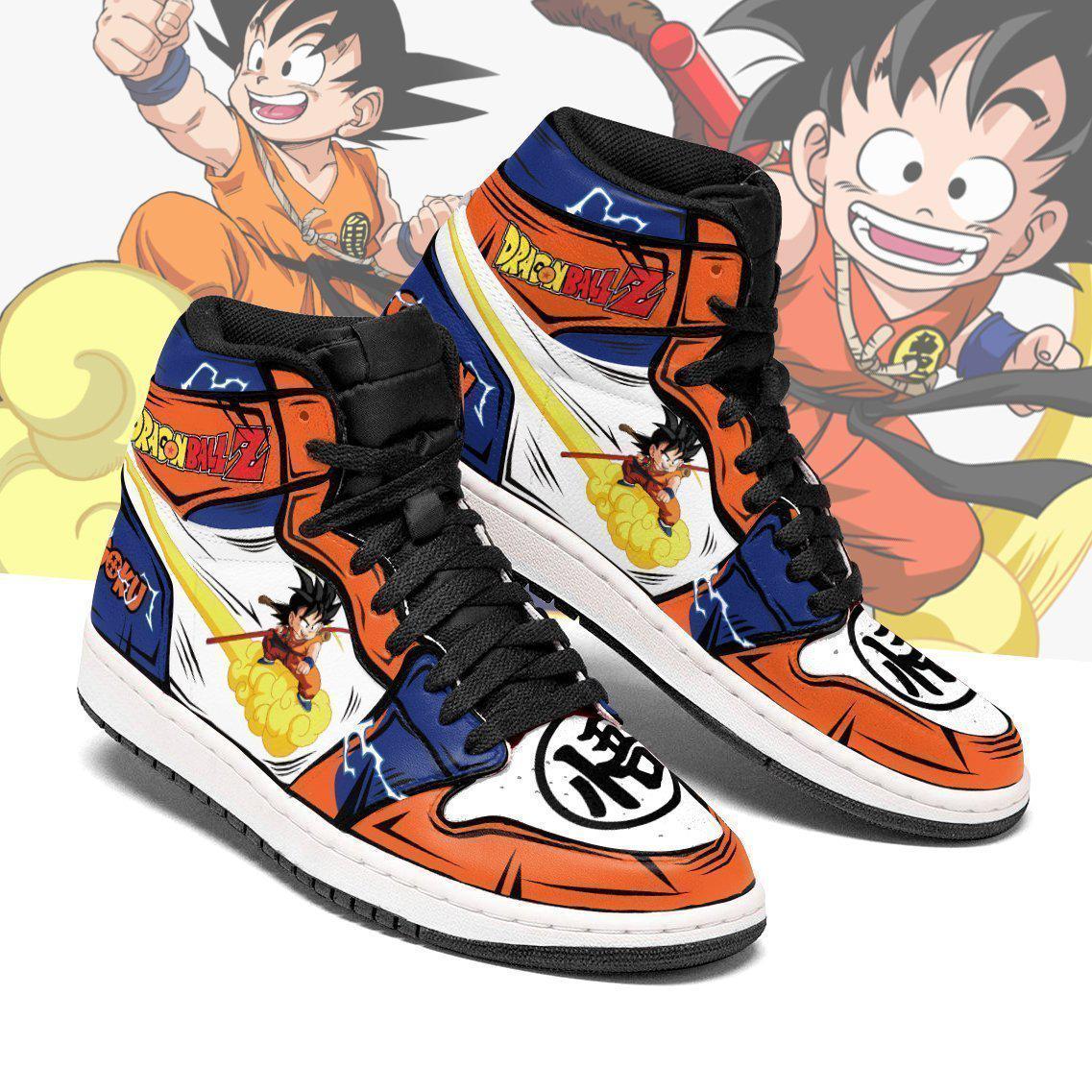 goku chico shoes boots dragon ball z anime jordan sneakers fan gift mn04 gearanime - DBZ Shop
