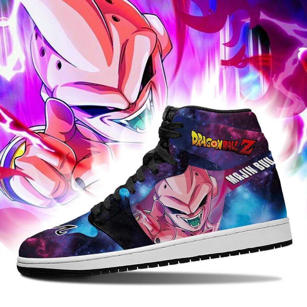 majin buu jordan sneakers galaxy dragon ball z anime shoes fan pt04 gearanime - DBZ Shop
