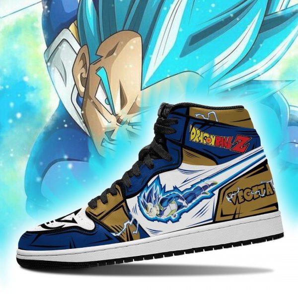 vegeta blue jordan sneakers dragon ball z anime sneakers gearanime - DBZ Shop