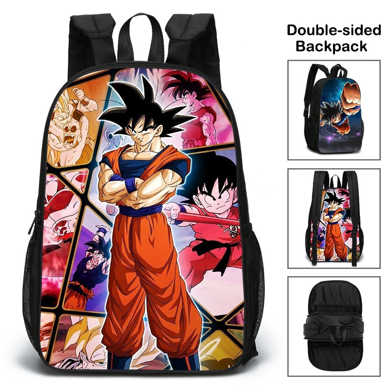 Dragon Ball Z School Bags Goku Backpacks Anime Kids Bags Figure Big Capacity Travel Bag Teenagers - DBZ Shop
