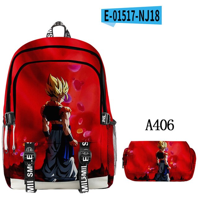 Japan Anime Dragon Ball Z Backpack - Goku Boys Schoolbag 2pcs/set Backpack  Pencil Case Backpack | DBZ Shop