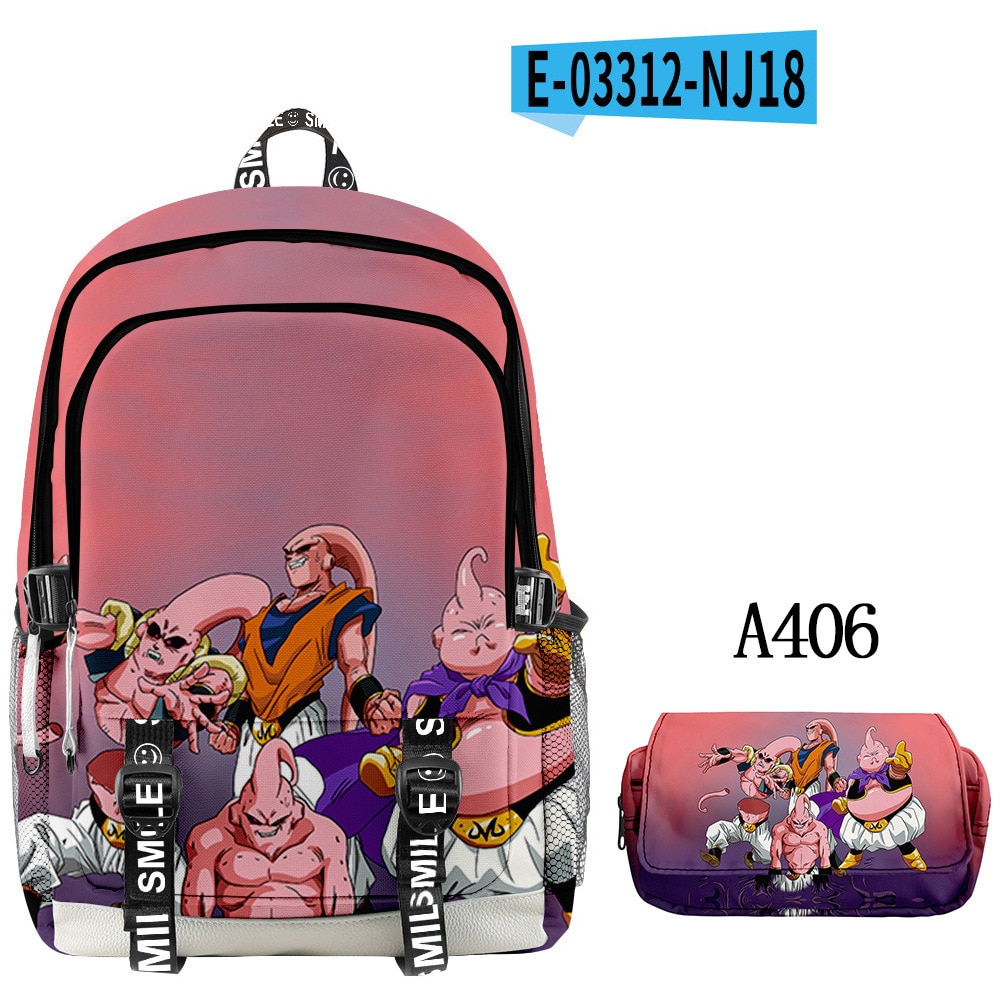 Japan Anime Dragon Ball Z Goku Boys Schoolbag 2pcs set Backpack Pencil Case Children Cartoon Waterproof 3 - DBZ Shop