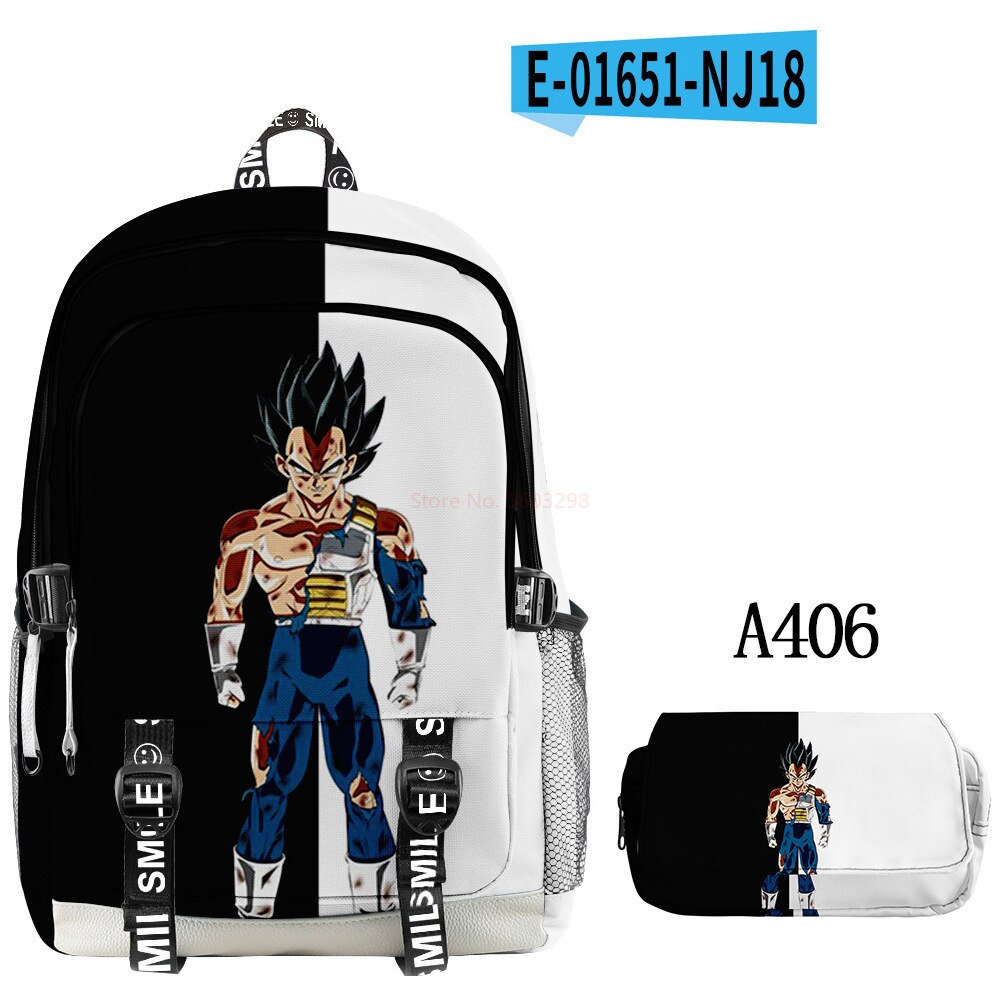 Japan Anime Dragon Ball Z Goku Boys Schoolbag 2pcs set Backpack Pencil Case Children Cartoon Waterproof 5 - DBZ Shop