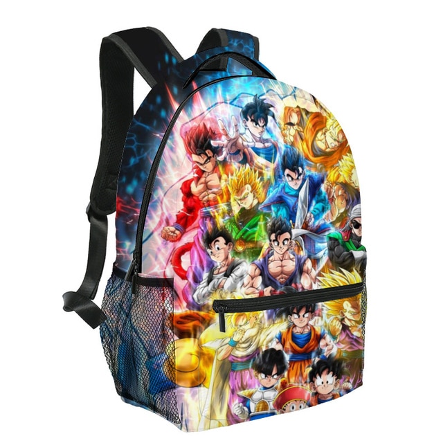 New Dragon Ball Z Backpack New Cartoon Super Saiyan Goku Anime Student Bag Figure Teenagers Boys 1.jpg 640x640 1 - DBZ Shop