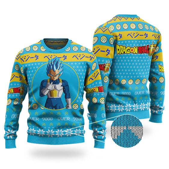 DBZ Vegeta Over 9000 Blue Ugly C - DBZ Shop