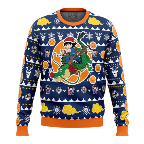 Kid Hero Dragon Ugly Christmas Sweater