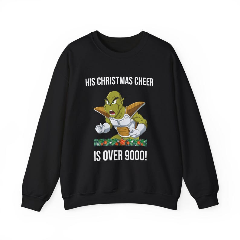 Grinch Vegeta Dragon Ball Z Christmas Holiday Sweater