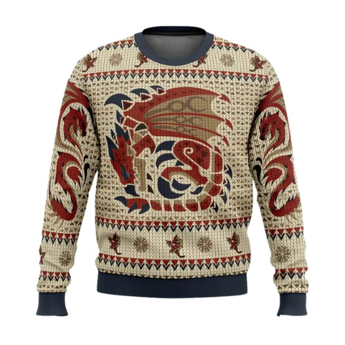 Monster Ecosystem Ugly Christmas Sweater